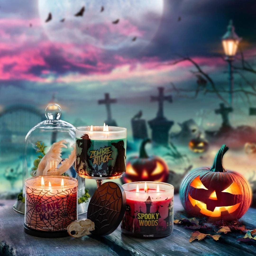 Halloween Velas en Colonial Candle