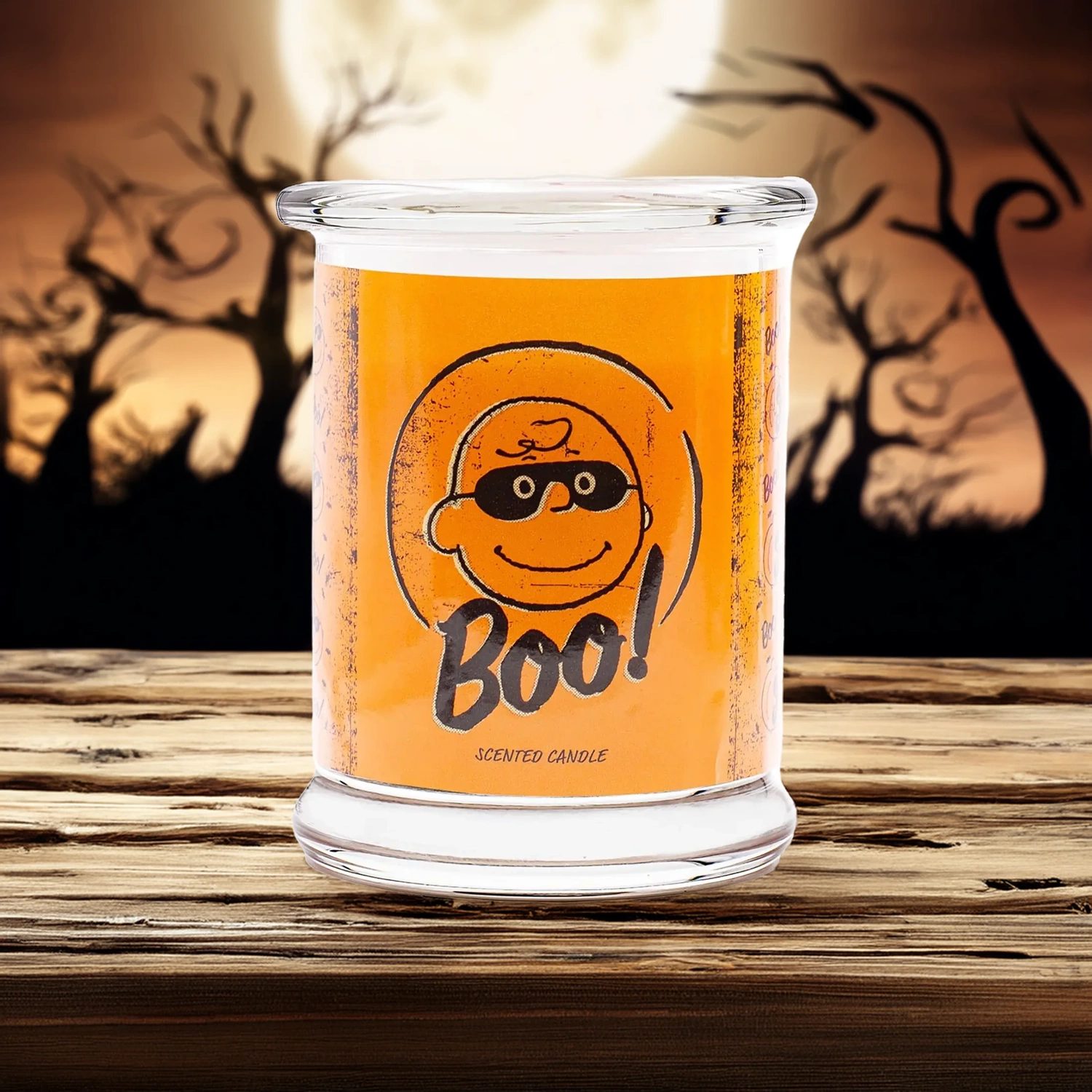 Halloween Snoopy Kaars bij Charlie Brown Boo