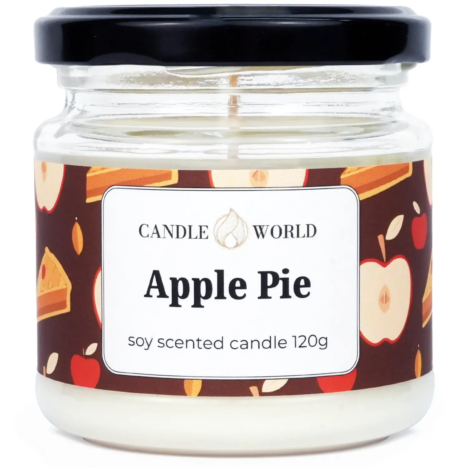 Sojowa świeca zapachowa w słoiku Apple Pie Candle World