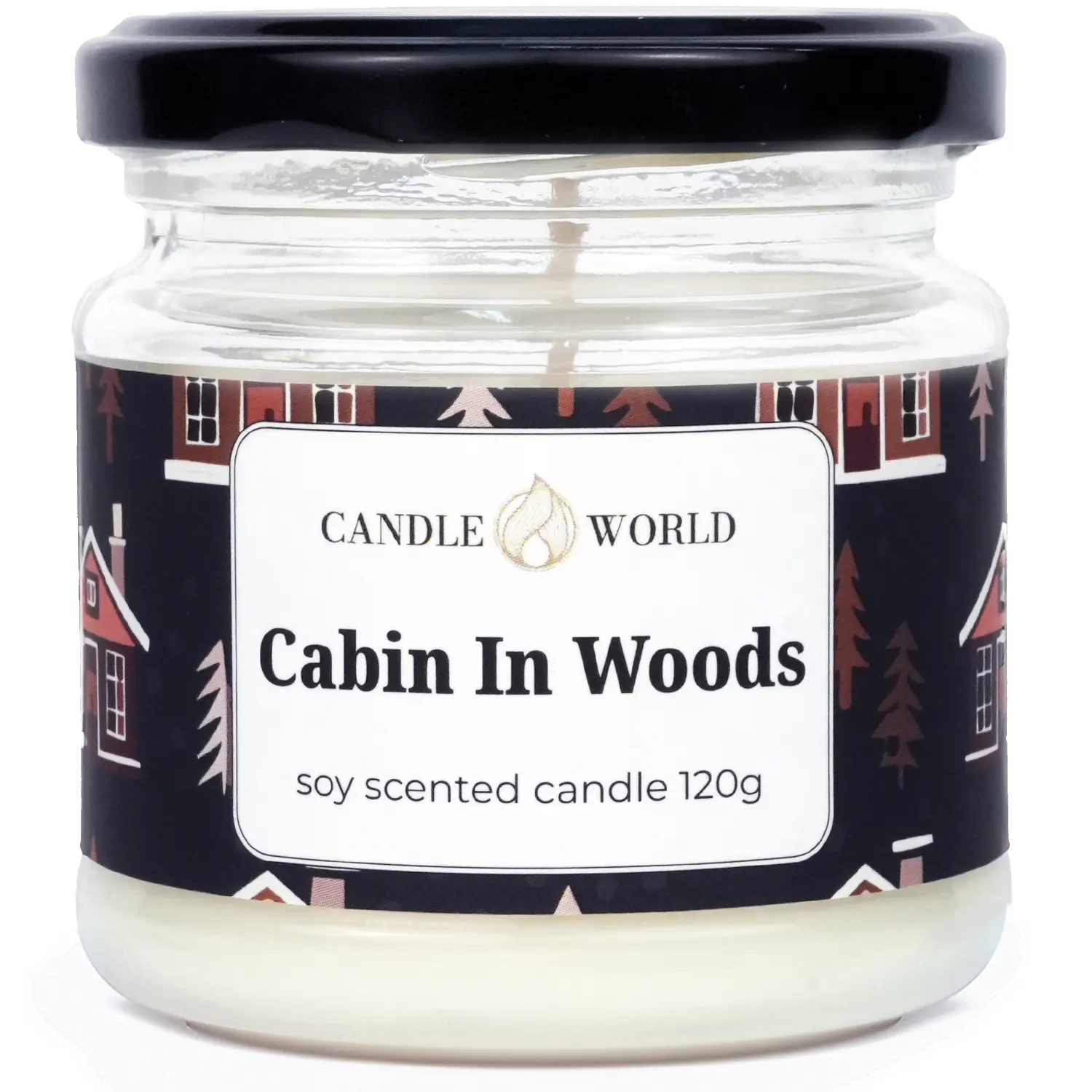 Sojowa świeca zapachowa w słoiku Cabin In Woods Candle World