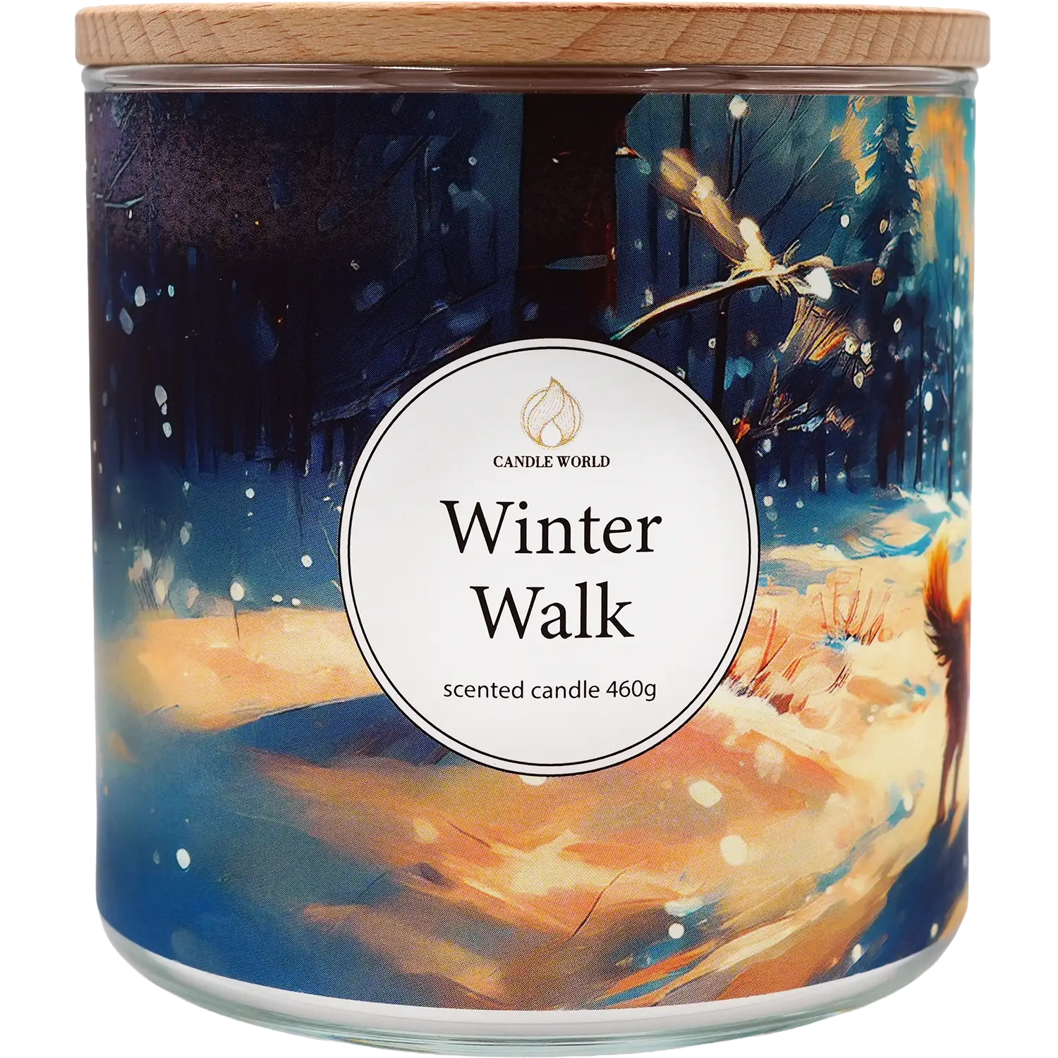 Duża świeca zapachowa w szkle Winter Walk Candle World