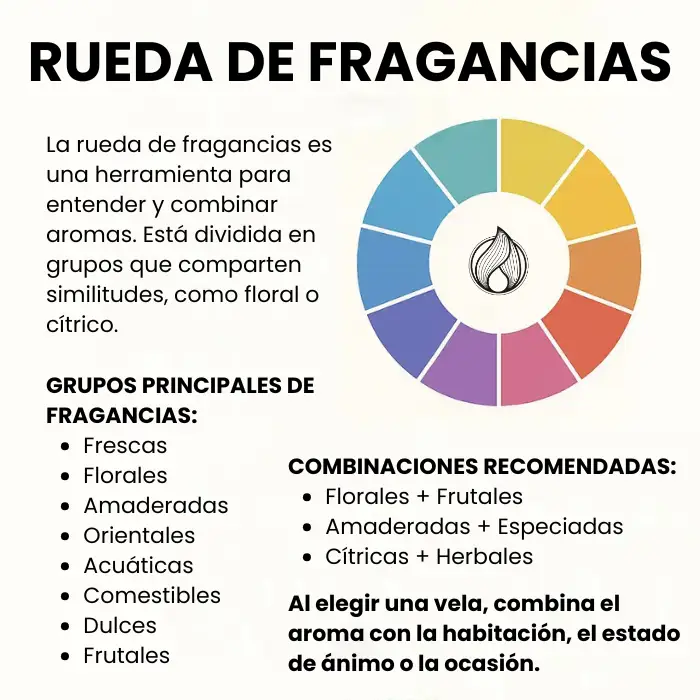 Guía de la rueda de las fragancias: ¿qué combinar con qué?