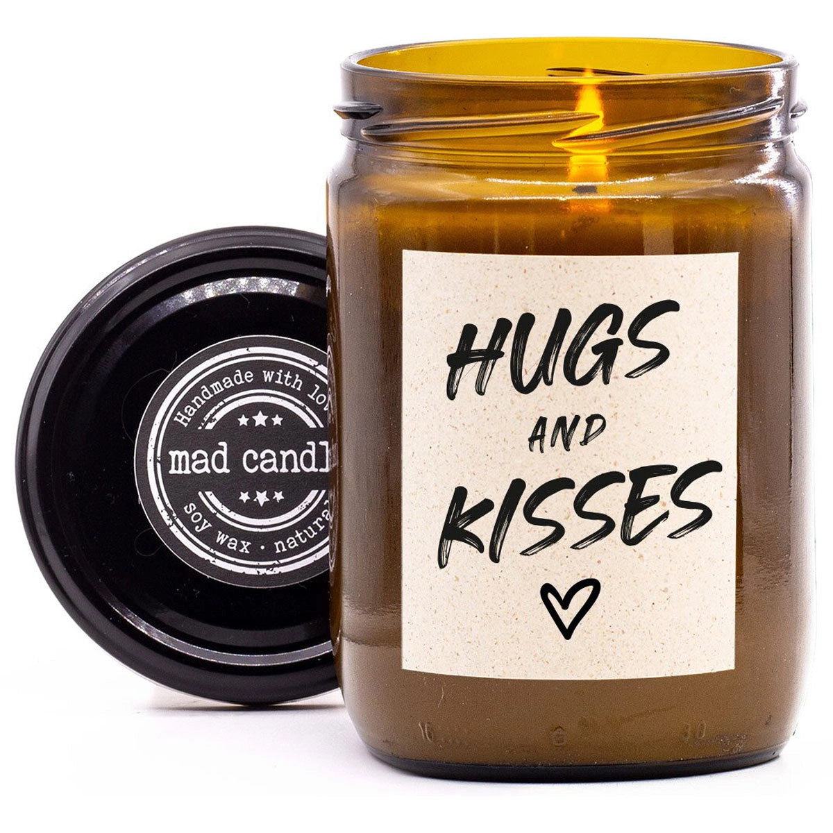 Świeca Hugs And Kisses na romantyczny wieczór