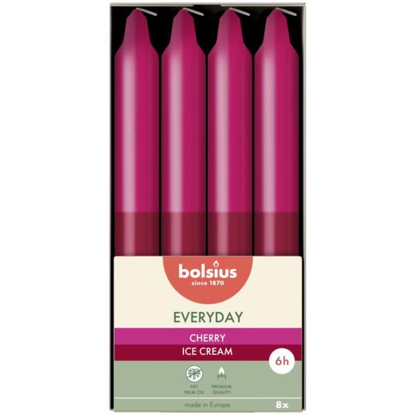 Bolsius świeczki stołowe zapachowe Everyday - Wiśniowe Lody