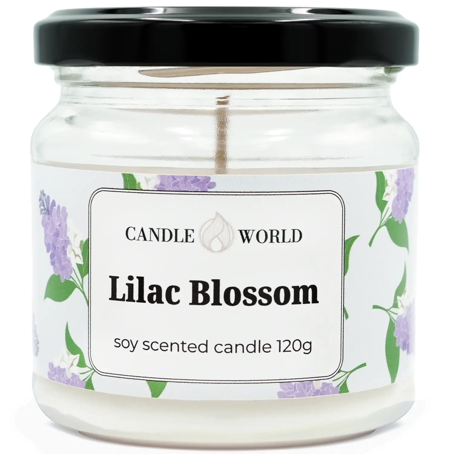 Sójová svíčka s vůní květu šeříku Candle World