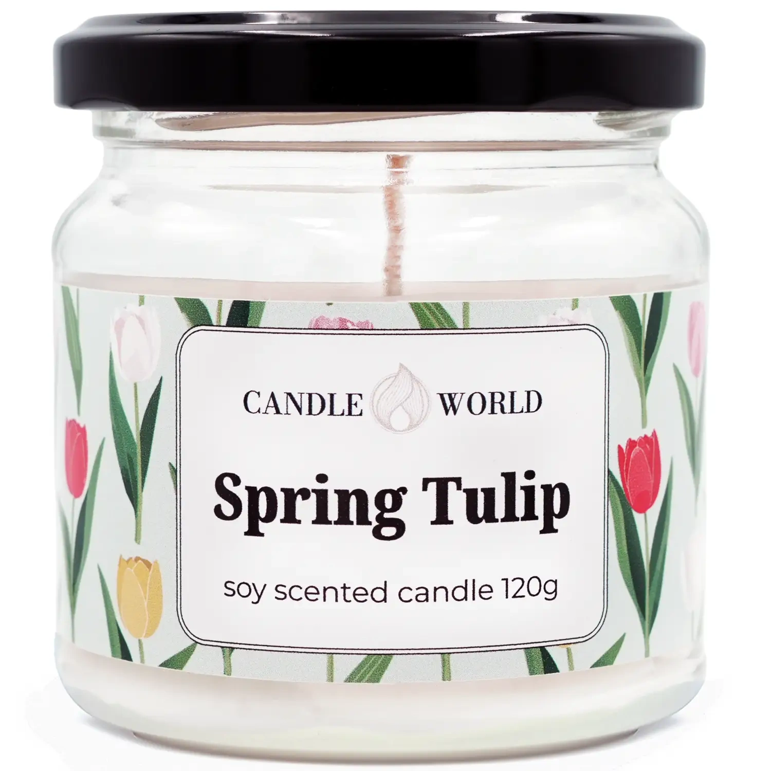 Sójová svíčka s vůní jarního tulipánu Candle World