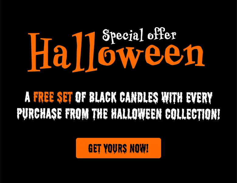 Buy a product from the Halloween collection and receive a gift!