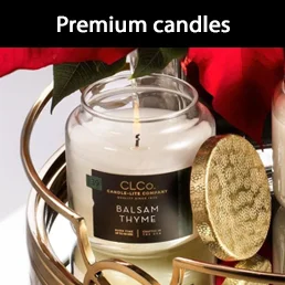 Premium scented candles