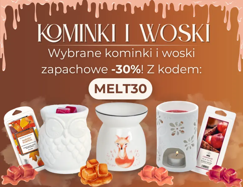 Kominki i woski zapachowe -30%