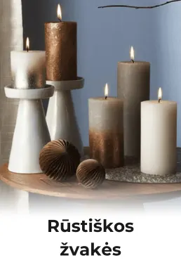 Rūstiškos žvakės