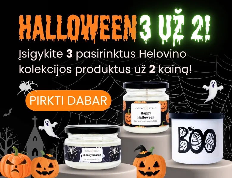 Helovinas 3 už 2!