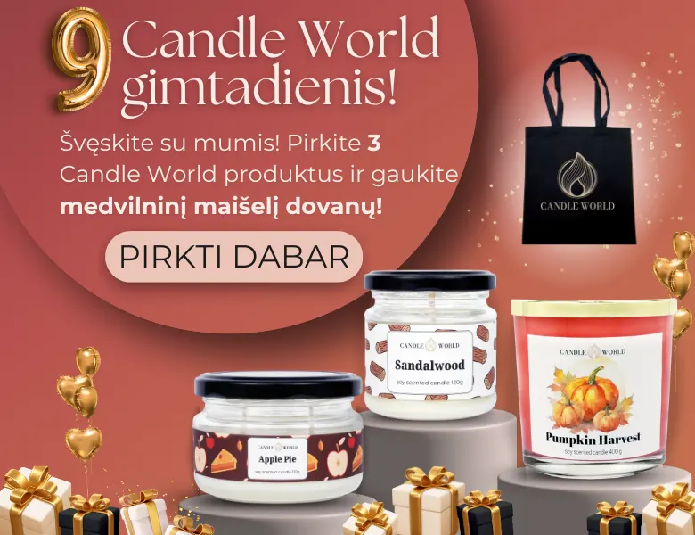 9-asis Candle World gimtadienis!