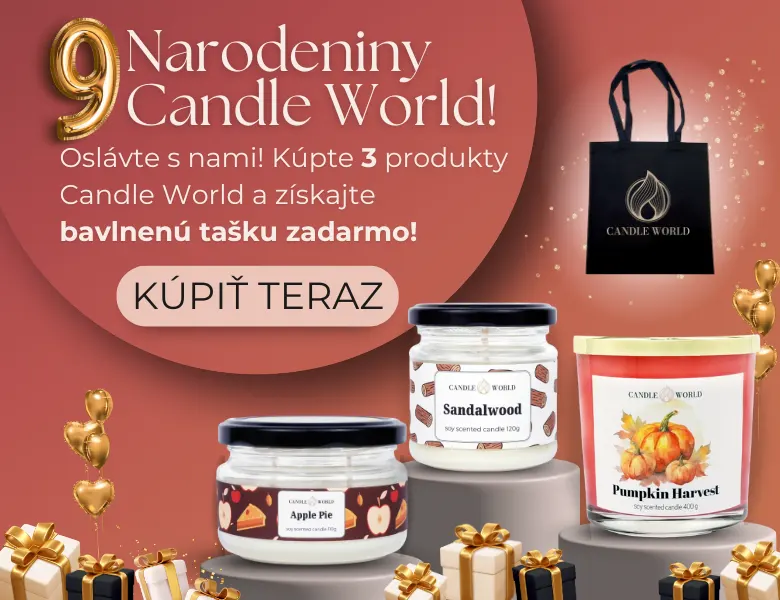 9. narodeniny Candle World!