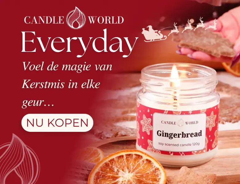Kerstgeuren Candle World Everyday
