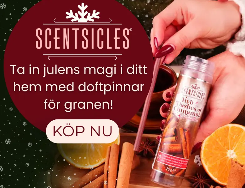 Doftstickor för julgranen