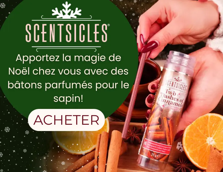Parfums pour le sapin de Noël Scentsicles