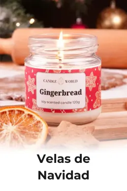 Velas aromáticas de Navidad