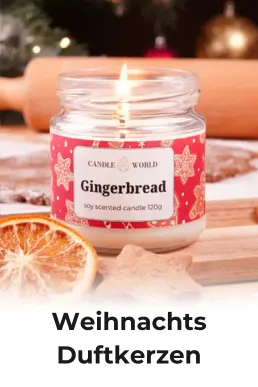 Weihnachtliche Duftkerzen