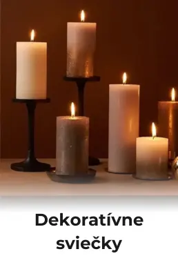 Dekoratívne sviečky Bolsius