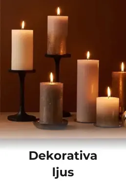 Dekorativa Bolsius ljus