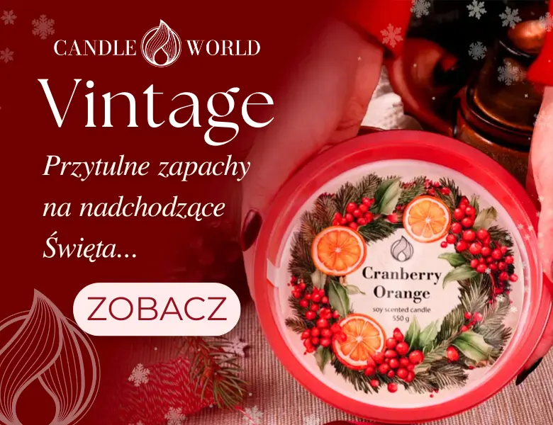 Świąteczne świece Vintage