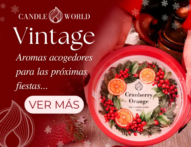 Velas de Navidad vintage