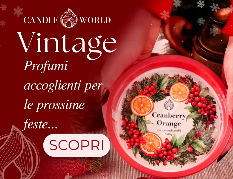 Candele natalizie vintage