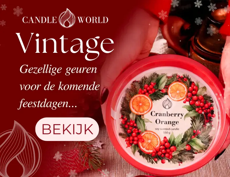 Vintage kerstkaarsen