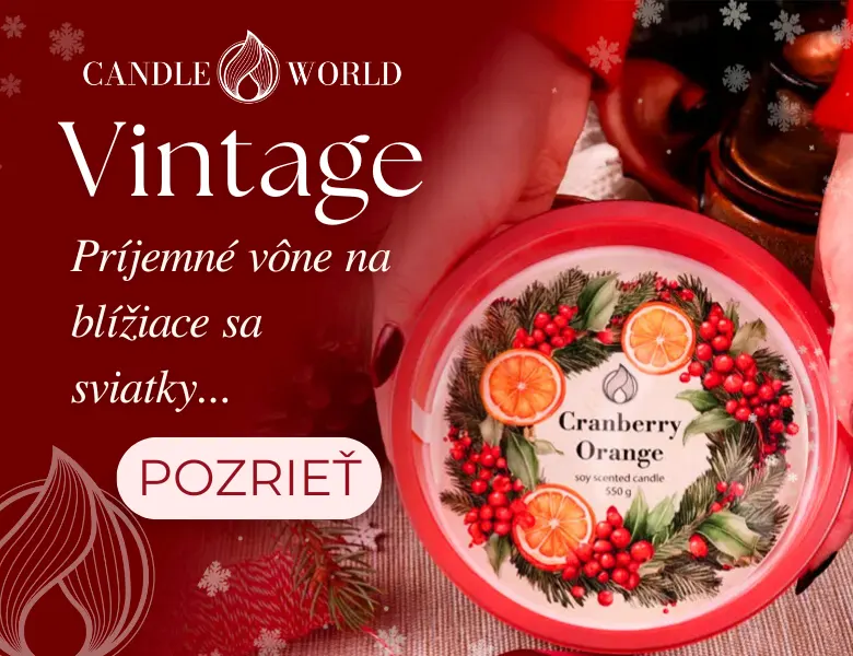 Vintage vianočné sviečky