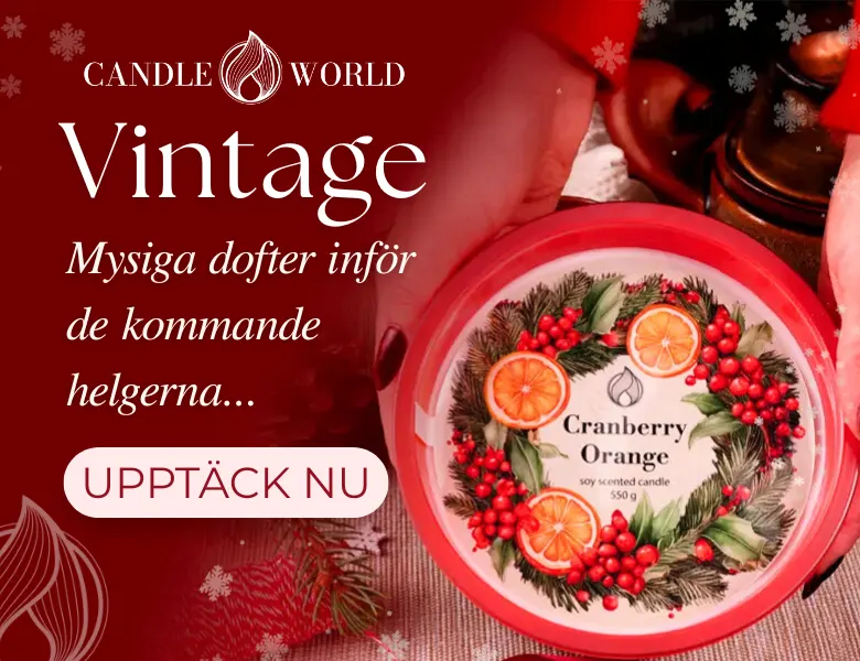 Vintage jul doftljus