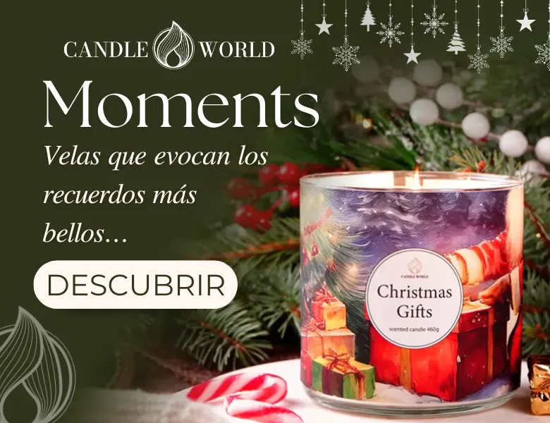 Colección de velas aromáticas Moments