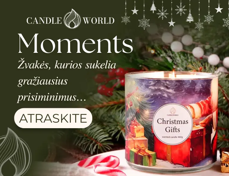 Moments kvapiųjų žvakių kolekcija
