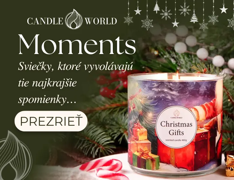 Kolekcia vonných sviečok Moments