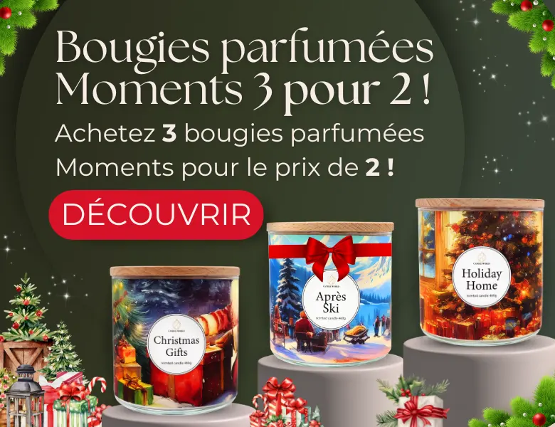 Bougies Candle World Moments 3 pour 2 !