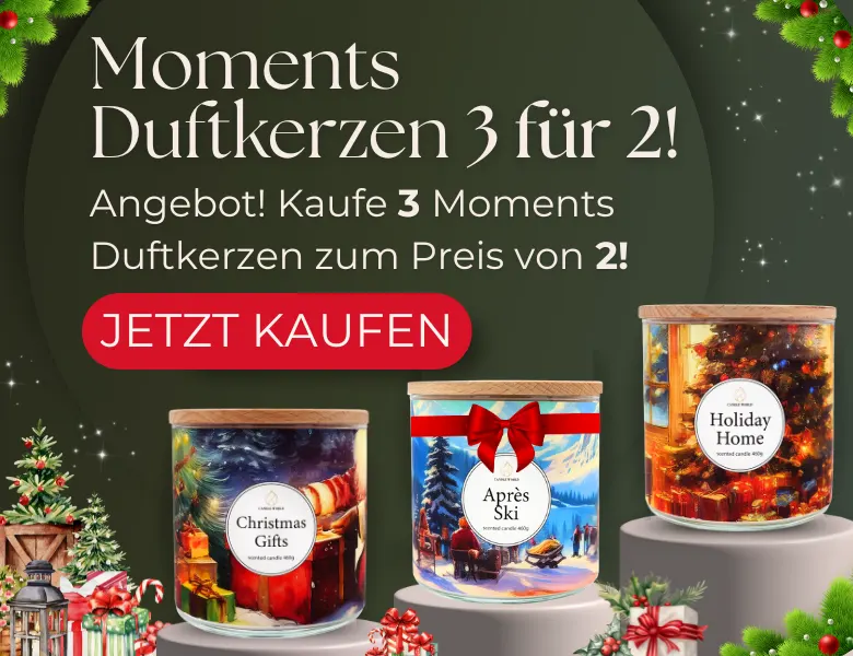 Candle World Moments 3 für 2!