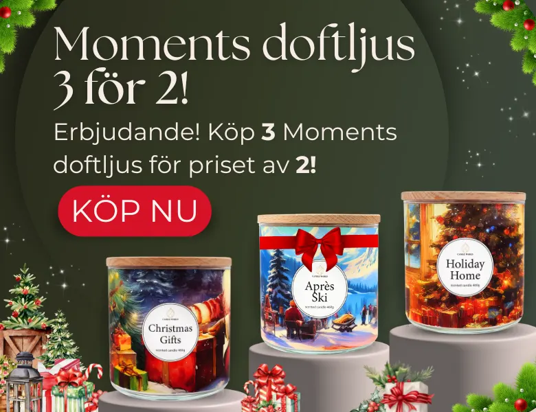 Candle World Moments doftljus 3 för 2!