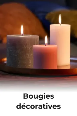 Bougies décoratives