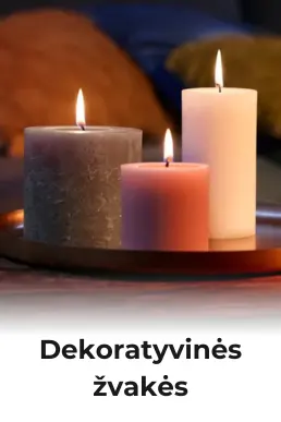 Dekoratyvinės žvakės