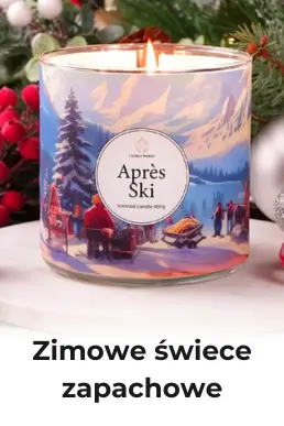 Zimowe świece zapachowe
