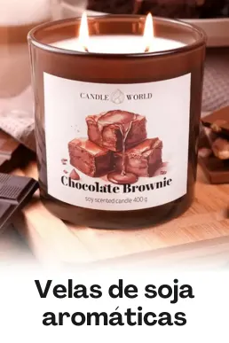 Velas de soja aromáticas