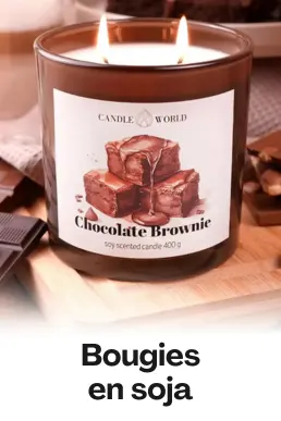 Bougies parfumées en soja