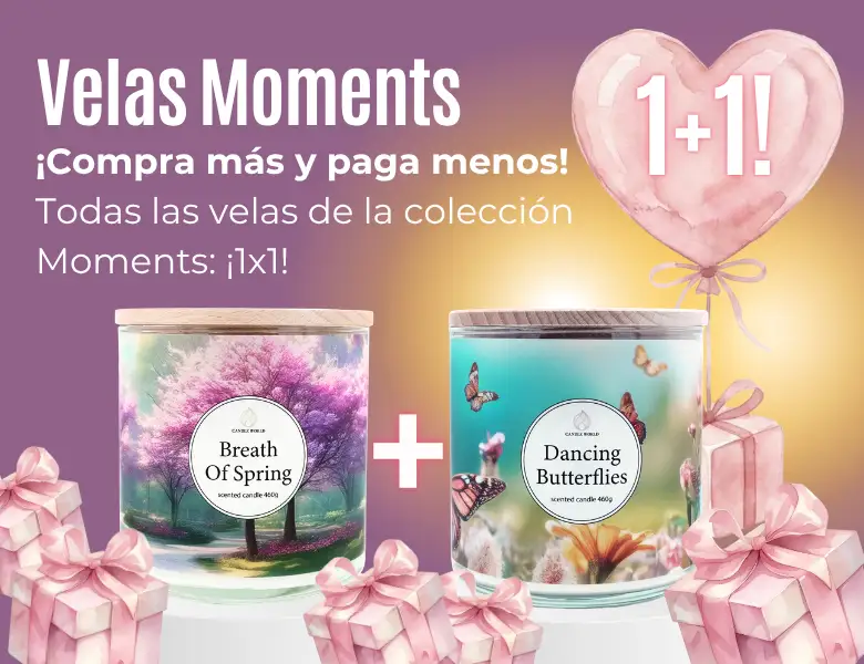 ¡Velas Moments 1x1 gratis!