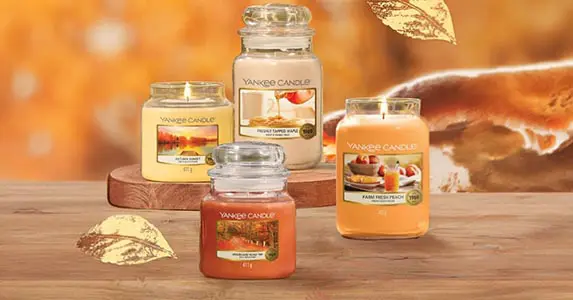 Yankee Candle scented candles for fall 2021