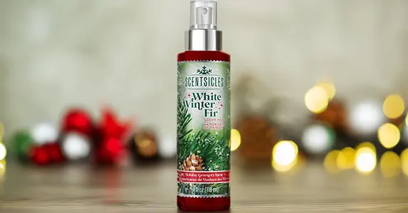 New products from Scentsicles, Christmas fragrance spray and granules for the magic of Christmas