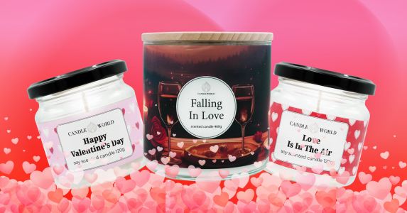 Romantic mood within reach... fragrance! New candles Candle World for Valentine's Day 2026