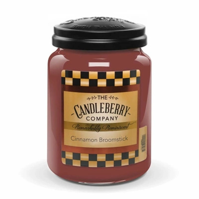 Grande bougie parfumée Candleberry dans un verre 570 g - Cinnamon Broomstick™