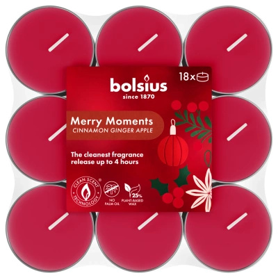 Bolsius merry Moments scented tealights 18 pcs apple and cinnamon
