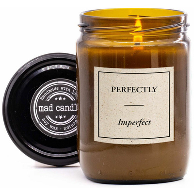 Bougie cadeau soja parfumé Mad Candle 360 g - Perfectly Imperfect