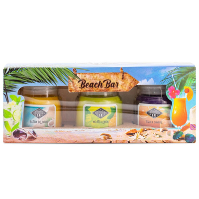 Candle set soy scented three pieces 85 g Candle Brothers - Beach Bar