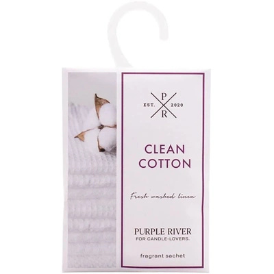 Bustina profumata per il guardaroba da appendere cotone fresco Clean Cotton Purple River